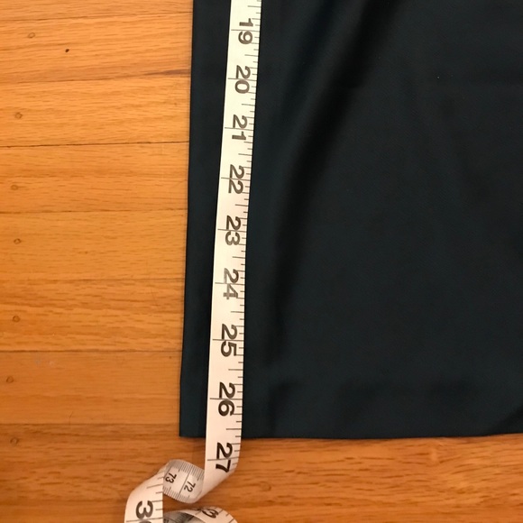 Dark green satin midi skirt - Picture 8 of 8